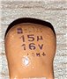 128 Series Aluminium Radial Capacitor 15µF 16V 125°C