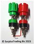 4mm Heavy Duty Binding Post - Pack of 2 - Red and Green