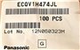 Panasonic ECQV1H474JL Radial Film Capacitor 0.47µF 50V ±5% label