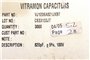 Vitramon Ceramic Capacitor 820pF 100V 5% (1206) SMD label