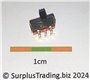 Miniature Rt Angle PCB mount SPCO Slide Switch (Pack of 5)